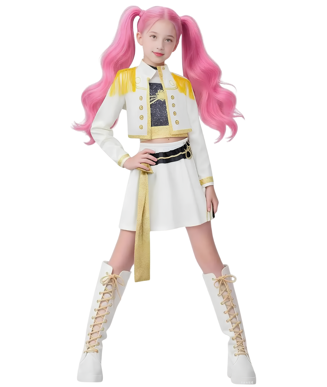 Kpop Demon-Hunting Cosplay Costume, Women Girls Hunter Idol Mira Zoey Mira Stage Cosplay Costume Performance Halloween Outfits
