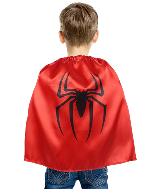 Spiderman Cape Red and Black for kids