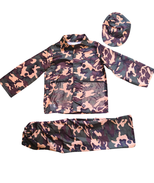 Military Army Soldier Fancy Suit Costume