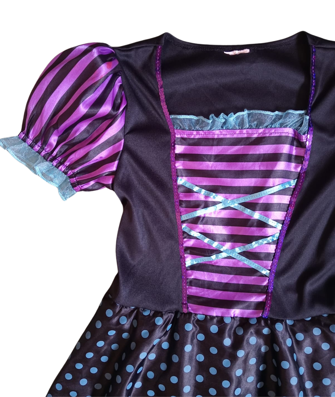 Witch Costume for Girls Purple and Blue Halloween Costume Fancy Dress
