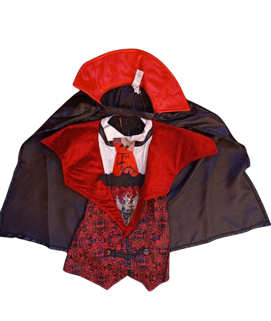 Vampire Shirt with Cape Costume